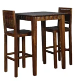 Blue City Decor RusticCraft Counter Furniture – Bar Table Set with 2 Chair - Image 3