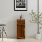 Buy Blue City Decor Urban Luxe Bar Cabinet with Rich Natural Tones | Bar Cabinet | Wooden Bar Cabinet | Bar Unit | Bar Furniture | Solid Wood Furniture | Blue City Decor