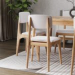 Blue City Decor Vintage Charm Solid Wood Dining Set – 6 Seater - Image 3