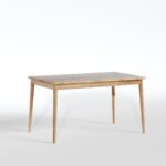 Blue City Decor Vintage Charm Solid Wood Dining Set – 6 Seater - Image 4