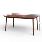 Blue City Decor Arvika Compact Dining Table with Bench – 4 Seater - Image 11