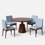 Blue City Decor Elanzo Prime 6 Seater Dining Table Set - Image 5