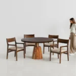 Blue City Decor Sierra Classic Wooden Dining Set – 2 Seater