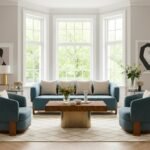 Blue City Decor Classic Comfort 3-Seater Sofa