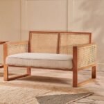Blue City Decor Classic Rattan Touch 2 Seater Sofa