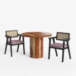 Blue City Decor HeritageLine 4-Seater Dining Table Set - Image 15