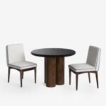 Buy Blue City Decor Eclipse Modern Black Dining Table Set | Dining | Dining Set | Wooden Dining Set | Dining Room Furniture | Blue City Decor