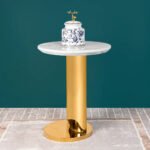 Buy Blue City Decor Radiant Rendezvous Side Table | Side Table | Bedside Table | Wooden Bedside Table | Wooden Bedside Table | Bedroom Furniture | Living Room Furniture | Solid Wood Furniture | Blue City Decor