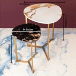 Blue City Decor Elegance Nesting Side Tables - Image 3