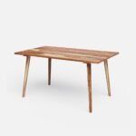 Blue City Decor Aurora Solid Wood Dining Table Set – 6 Seater - Image 7