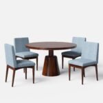Blue City Decor Elanzo Prime 6 Seater Dining Table Set - Image 3