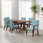 Blue City Decor HeritageLine Premium Dining Table Set – 8 Seater