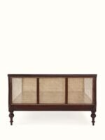 Blue City Decor Rattan Elegance Solid Wood Bed - Image 4