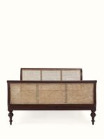 Blue City Decor Rattan Elegance Solid Wood Bed - Image 3