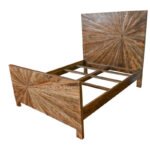 Blue City Decor Tarang Sculpted Solid Wood Bed - Image 3