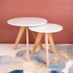 Blue City Decor Glider Scandinavian Nesting Table Set - Image 2