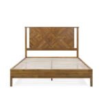 Blue City Decor Mahir Heritage Tone Solid Wood Bed - Image 2