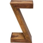 Blue City Decor Boston Solid Wood Z Side Table - Image 2