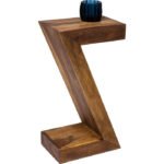 Blue City Decor Boston Solid Wood Z Side Table - Image 3