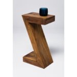 Buy Blue City Decor Boston Solid Wood Z Side Table | Side Table | Bedside Table | Wooden Bedside Table | Wooden Bedside Table | Bedroom Furniture | Living Room Furniture | Solid Wood Furniture | Blue City Decor