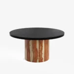 Blue City Decor DarkTone Minimalist Dining Table Set – 6 Seater - Image 2