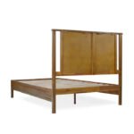 Blue City Decor Mahir Heritage Tone Solid Wood Bed - Image 6