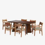 Blue City Decor Milano Heritage 6-Seater Dining Set - Image 2
