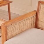 Blue City Decor Classic Rattan Touch 2 Seater Sofa - Image 2