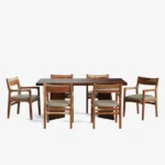 Blue City Decor Milano Heritage 6-Seater Dining Set - Image 3