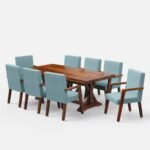 Blue City Decor HeritageLine Premium Dining Table Set – 8 Seater - Image 2