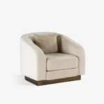 Blue City Decor Classic Touch 1 Seater Sofa - Image 3