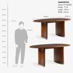 Blue City Decor UrbanElegance 6-Seat Dining Table Set - Image 10