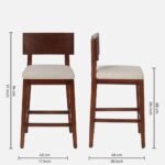 Blue City Decor Space-Saving Bar Table with Chair Set - Image 5