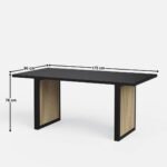 Blue City Decor Heritage Dining Arrangement with Premium Seating – 8 Seater - Image 12