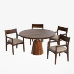 Blue City Decor Sierra Classic Wooden Dining Set – 2 Seater - Image 4