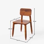 Blue City Decor NovaWood Contemporary 6 Seater Dining Table Set - Image 5