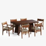 Blue City Decor Milano Heritage 6-Seater Dining Set - Image 4