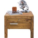 Blue City Decor Boston Silver Contemporary Bedside Table - Image 2