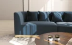 Blue City Decor Urban Haven Corner Sofa Set - Image 3