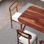 Blue City Decor HeritageCraft Sheesham Dining Table Set for Six Seater - Image 5