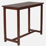 Blue City Decor Space-Saving Bar Table with Chair Set - Image 3