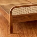 Blue City Decor Vanika Warm Finish Solid Wood Bed - Image 4