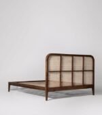 Blue City Decor Evion Classic Cane Solid Wood Bed - Image 4