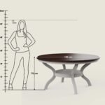 Blue City Decor Siena Urban Round Dining Table Set – 6 Seater - Image 8