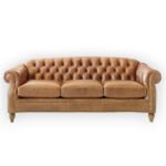 Blue City Decor Regal Heritage Buttoned Seating – 3 Seater Sofa - Image 2