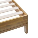 Blue City Decor Mahir Heritage Tone Solid Wood Bed - Image 9