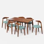 Blue City Decor Verona Contemporary 4-Seater Dining Table Set - Image 2