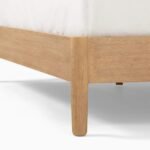 Blue City Decor Gileteen Solid Wood Bed with Upholstered Headboard - Image 4