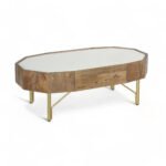 Blue City Decor Urban Marble Coffee Table - Image 2