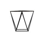 Blue City Decor Valerie Geometric Black Side Table - Image 3